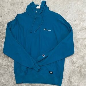 Champion Blue Sweatshirt Athletic Style